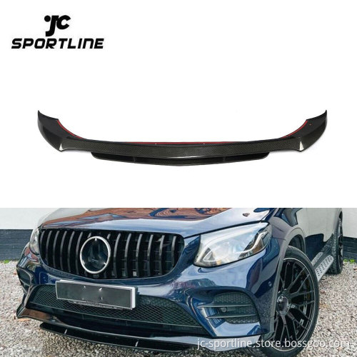 Carbon Fiber Front Lip Spoiler for Mercedes-Benz GLC250/300/350/GLC43 (2015-2019)